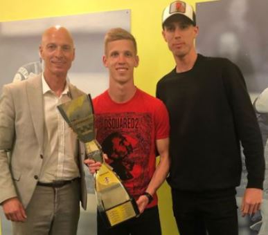 Dorita Olmo three boys, husband Miquel and sons Carlos and Dani Olmo